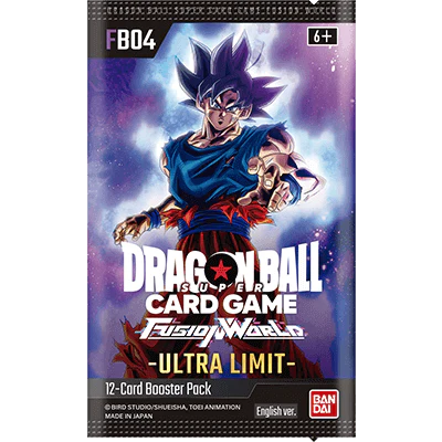 Dragon Ball Super Card Game Fusion World Box FB04 Ultra Limit Eng