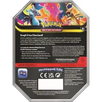 Pokemon Mega Charizard EX Y Tin italiano