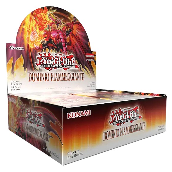 YU-GI-OH! – Dominio Fiammeggiante - Display da 24 Buste (ITA - 1a Edizione)
